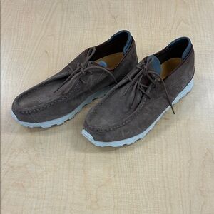 Clae Hopper Suede Mens Moc Toe Casual Sneakers Size 11